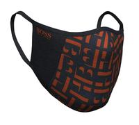 Boss Unisex Adult Repeat Print Face Mask - Black/Red - Black/Red - L