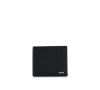 BOSS Mens Crosstown Black Italian Leather Logo Wallet BLACK O/S