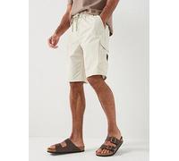 BOSS Urbanex Cargo Shorts, Light Beige, Size 52, Men Light Beige
