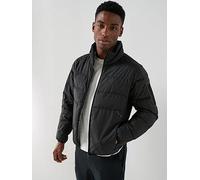 BOSS Urbanex Regular Fit Midweight Puffer Jacket, Black, Size L, Men Black