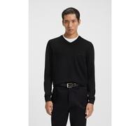 Hugo Boss Black Mens Baram-l V-neck Knitwear - Size Medium