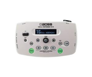 BOSS VE-5 Compact Vocal Performer for Vocalists | Personal Effects Processor | Phrase Looper for Harmonizing and Layered Beatboxing | Mic-Stand Mount Included | Reverb, Delay, Pitch Correct & More