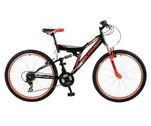 Boss Venom 26" Wheel Mountain Bike Black or Red 21 Speed V Brakes Bicycle Cycle