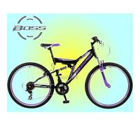 Boss Venom 26″ Womens Full Suspension Mountain Bike - 21 Speed Shimano Gears