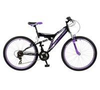 Boss Venom 26″ Womens Full Suspension Mountain Bike - 21 Speed Shimano Gears