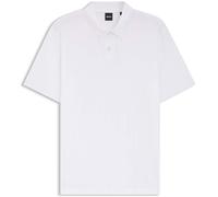 BOSS VERTICAL-STRIPE MERCERISED COTTON POLO SHIRT