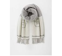 BOSS Vianna Scarf - Medium Grey, Grey, Women Grey