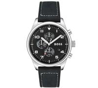 BOSS View 1513987 - Man - 44 mm - Analogue - Quartz - Mineral Glass Black 22 mm
