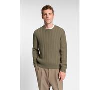 BOSS Virgin-wool sweater with herringbone structure - Style H-Hitalo, 50549980 Light Brown XXL