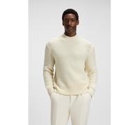 BOSS Virgin-wool sweater with structured knit - Style C-Heletto, 50550008 Natural L