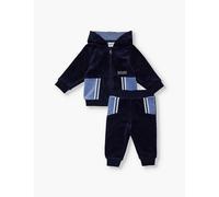Boss Vy Brand-print Two-piece Cotton-blend Set 3 Months-12 Months 9