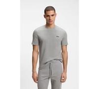 BOSS Waffle-knit pyjama top - Style Waffle T-Shirt, 50535891 Grey L