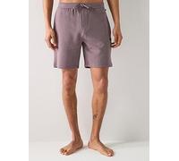 BOSS Waffle Loungewear Shorts, Dark Grey, Size M, Men Dark Grey