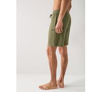 BOSS Waffle Loungewear Shorts, Green, Size Xl, Men Green