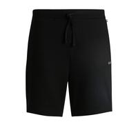 BOSS Waffle Loungewear Shorts, Black, Size S, Men Black