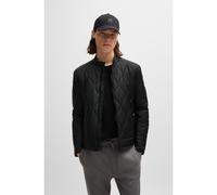 BOSS Water-repellent biker jacket with quilted pattern - Style Othirsty_IN, 50511580 Black 40R