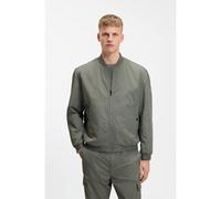 BOSS Water-repellent bomber jacket in soft-touch fabric - Style Ovarsi, 50555846 Grey 38R