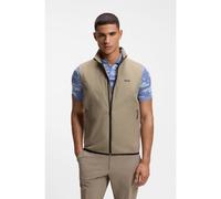 BOSS Water-repellent gilet with four-way stretch - Style OW_GOC Birdie Vest, 50554187 Light Brown M