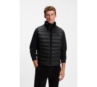 BOSS Water-repellent gilet with logo patch - Style Odeno2, 50549243 Black 34R