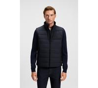 BOSS Water-repellent gilet with tonal logo - Style H-Cenito, 50518375 Dark Blue 42R