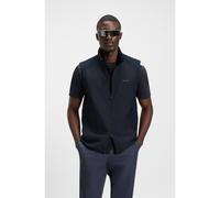 BOSS Water-repellent golf vest with decorative reflective details - Style V_Putt, 50533761 Dark Blue S