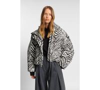 BOSS Water-repellent hooded jacket with herringbone print - Style Paffia2, 50550363 Patterned 16