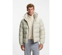 BOSS Water-repellent hooded puffer jacket with cushioned collar - Style Omaris1, 50565779 Natural 38R