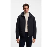 BOSS Water-repellent hooded short jacket with down filling - Style L-Doclin, 50565765 Dark Blue 40R