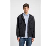BOSS Water-repellent jacket with hood visor - Style Omusk-W, 50543388 Dark Blue 42R
