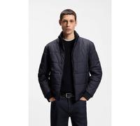 BOSS Water-repellent jacket with logo patch - Style Combett_IN, 50563573 Dark Blue 42R