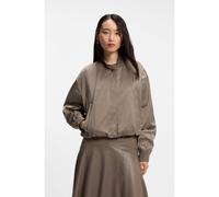 BOSS Water-repellent jacket with satin finish - Style Petticali, 50564781 Brown 8