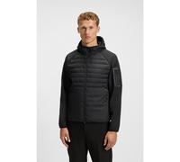 BOSS Water-repellent jacket with zipped sleeve pocket - Style J_Urbanex Hybrid HD, 50541032 Black XXXL