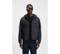 BOSS Water-repellent jacket with zipped sleeve pocket - Style J_Urbanex Hybrid HD, 50541032 Dark Blue XXXL