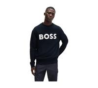 BOSS WeBasic Crew Sweatshirt (Dark Blue, S)