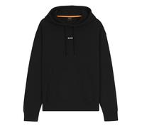 BOSS Cotton-terry hoodie with contrast logo - Style WeSmallhood, 50514530 Black M