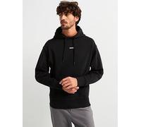 BOSS Wesmallhood Regular Fit Centre Logo Overhead Hoodie, Black, Size M, Men Black