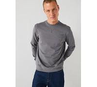 BOSS Westart Regular Fit Crew Sweat - Light Grey, Light Grey, Size S, Men Light Grey