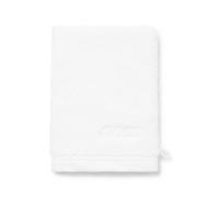 BOSS White cotton wash mitt with embroidered logo - Style LOFT WhiteN Mitt 015021, MITT-1013455 White ONESI