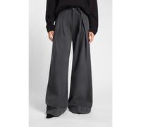 BOSS Wide-leg belted jeans with front pleats - Style CENTRAL 3.0, 50546860 Dark Grey 29/32