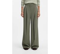 BOSS Wide-leg trousers in Italian virgin wool - Style Tiana4, 50564749 Dark Green 8