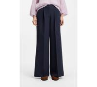BOSS Wide-leg trousers in stretch fabric - Style C_Tiwi2, 50545580 Dark Blue 12