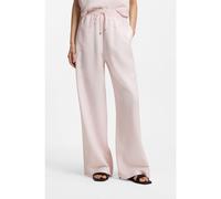 BOSS Wide-leg trousers with elasticated waistband - Style Tavati2_TI, 50562213 light pink 16