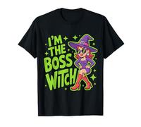 Boss Witch Funny Glam Sassy Halloween Party T-Shirt