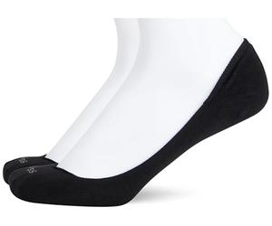 BOSS Women's 2P Invisible CC W Socks, Black1, 39-40