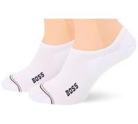 BOSS Womens 2p Lc Iconic Cc W INVISIBLE SOCKS, White, 6-8 UK