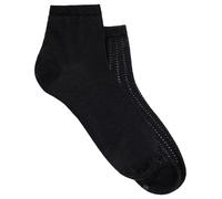 BOSS Women's 2P SH soft shine CC Short Socks, Black1,