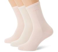 BOSS Women's 3p Rs Uni Logo Cc W Regular Socks, Light/Pastel Pink 680, 39-42