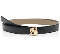 BOSS Icon Leather Belt, Black, Size 75, Women Black