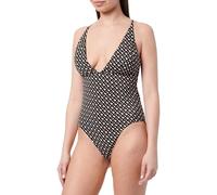 BOSS Women's Bb Monogram Swimsuit, Open Miscellaneous960, XXL