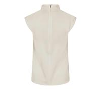 Boss Womens Bidriz Mock Neck Blouse - White - 12 UK - White - 90% Silk/10% Elastane